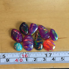Aura opal cabochons (Lot B)
