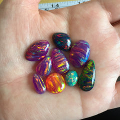 Aura opal cabochons (Lot B)