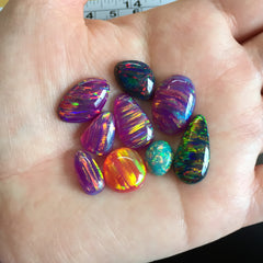 Aura opal cabochons (Lot B)
