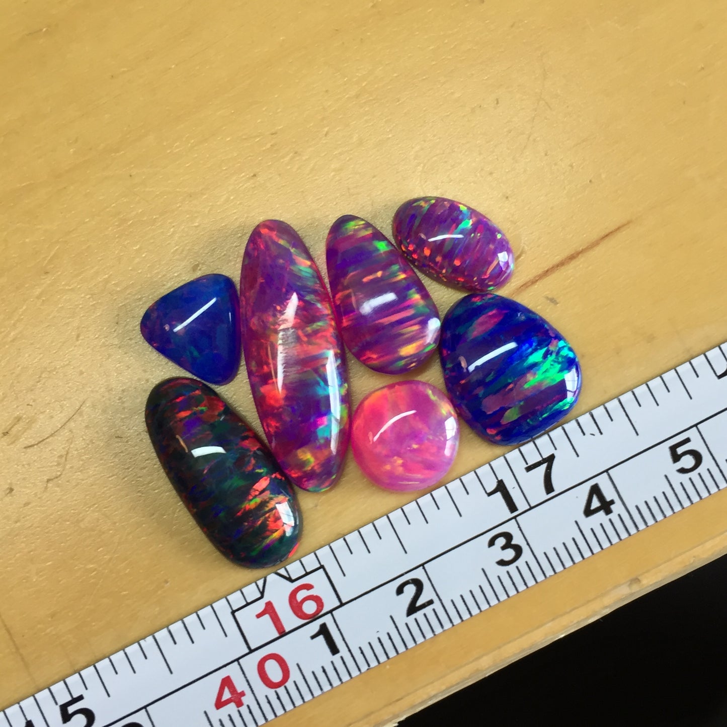Aura opal cabochons (Lot C)