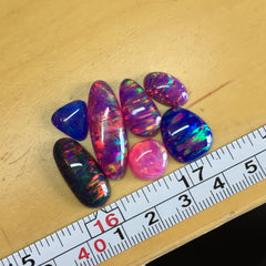 Aura opal cabochons (Lot C)