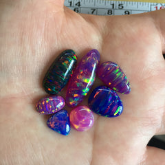 Aura opal cabochons (Lot C)