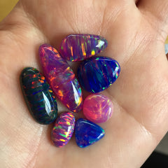 Aura opal cabochons (Lot C)