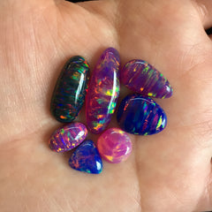 Aura opal cabochons (Lot C)