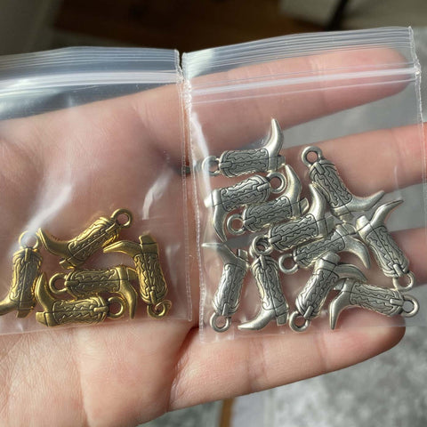 TierraCast Charms (cowboy boots)