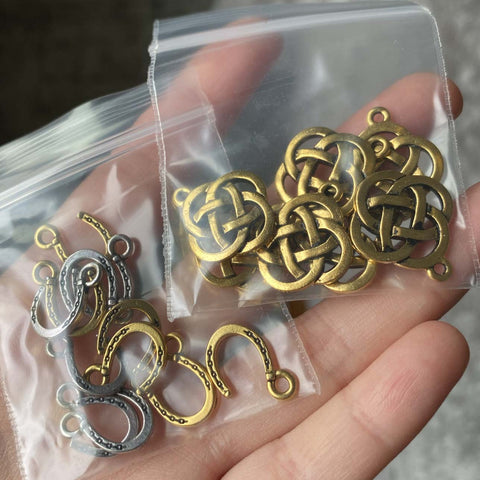 TierraCast Charms (horseshoes and celtic knots)