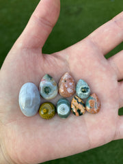 Ocean Jasper cabochons mixed lot