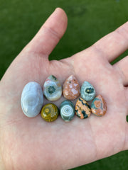 Ocean Jasper cabochons mixed lot