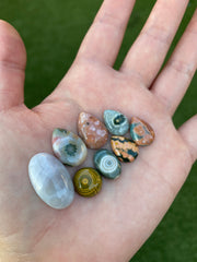 Ocean Jasper cabochons mixed lot