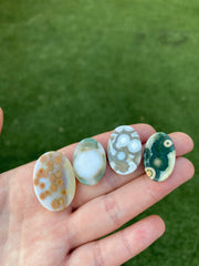 Ocean Jasper oval cabochons