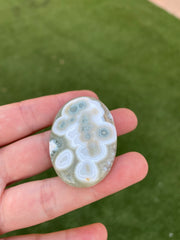 Large oval Ocean Jasper cabochon