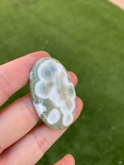 Large oval Ocean Jasper cabochon