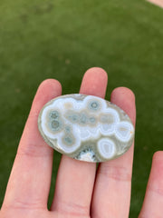 Large oval Ocean Jasper cabochon