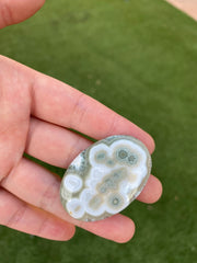 Large oval Ocean Jasper cabochon