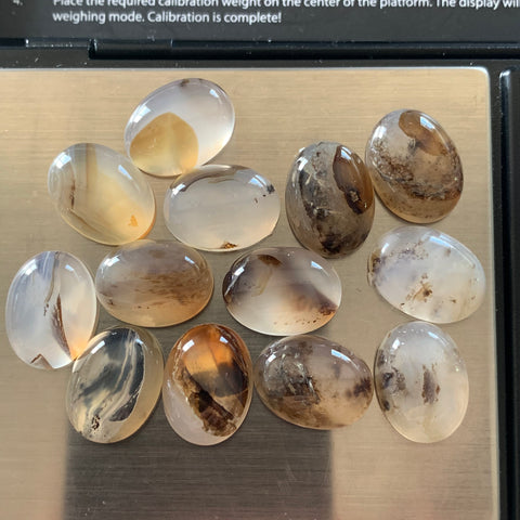 Dendrite agate cabochons