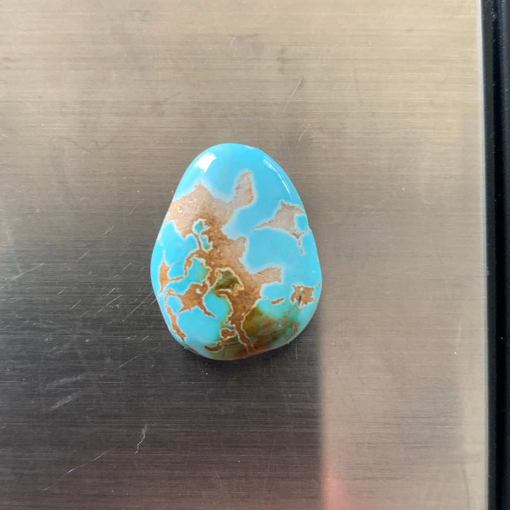 Blue Gem turquoise cabochon