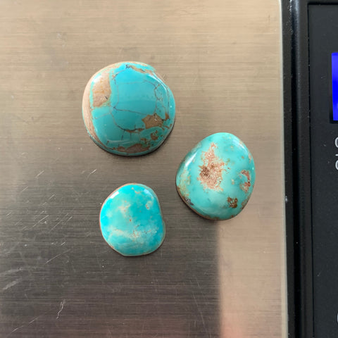 Easter Blue turquoise cabochons