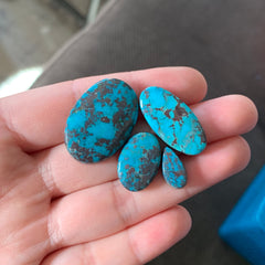 Nacozari turquoise cabochons