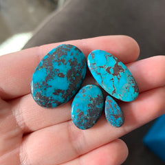 Nacozari turquoise cabochons