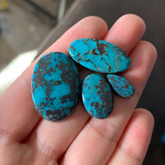 Nacozari turquoise cabochons