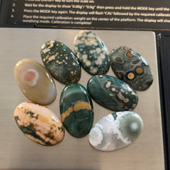 14 x 23mm oval Ocean Jasper cabochons