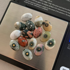 10x14mm oval Ocean Jasper cabochons