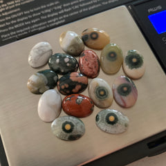 10x14mm oval Ocean Jasper cabochons