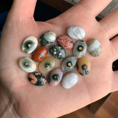 10x14mm oval Ocean Jasper cabochons