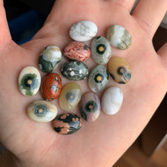 10x14mm oval Ocean Jasper cabochons