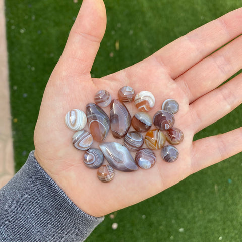 Botswana agate cabochons