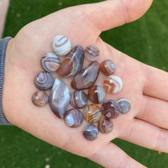 Botswana agate cabochons