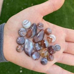 Botswana agate cabochons