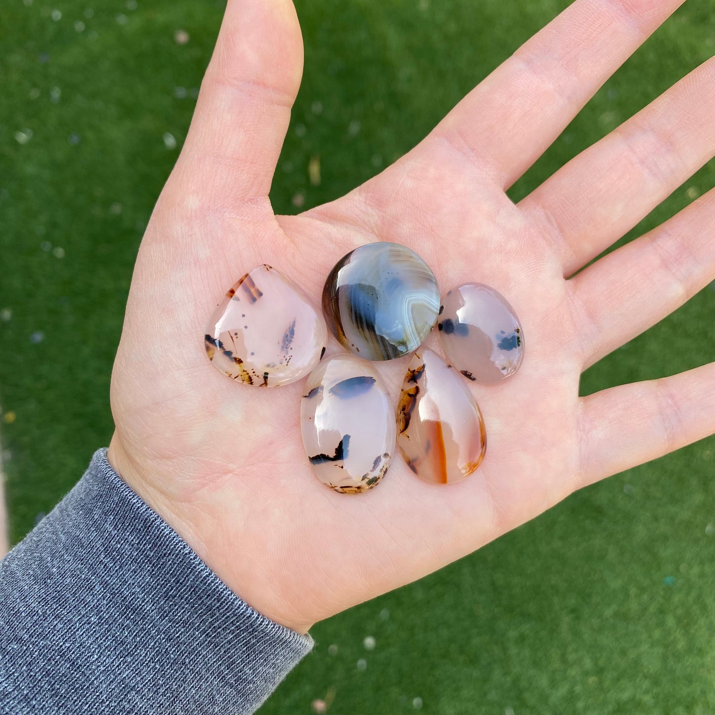 Montana agate cabochons