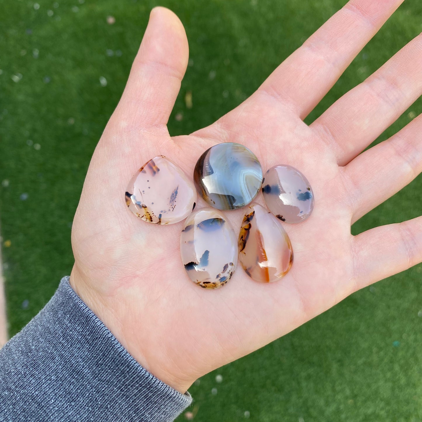Montana agate cabochons