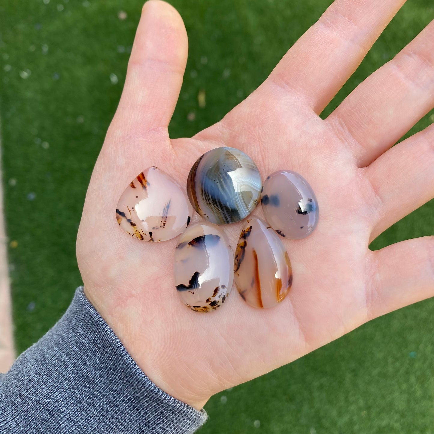 Montana agate cabochons