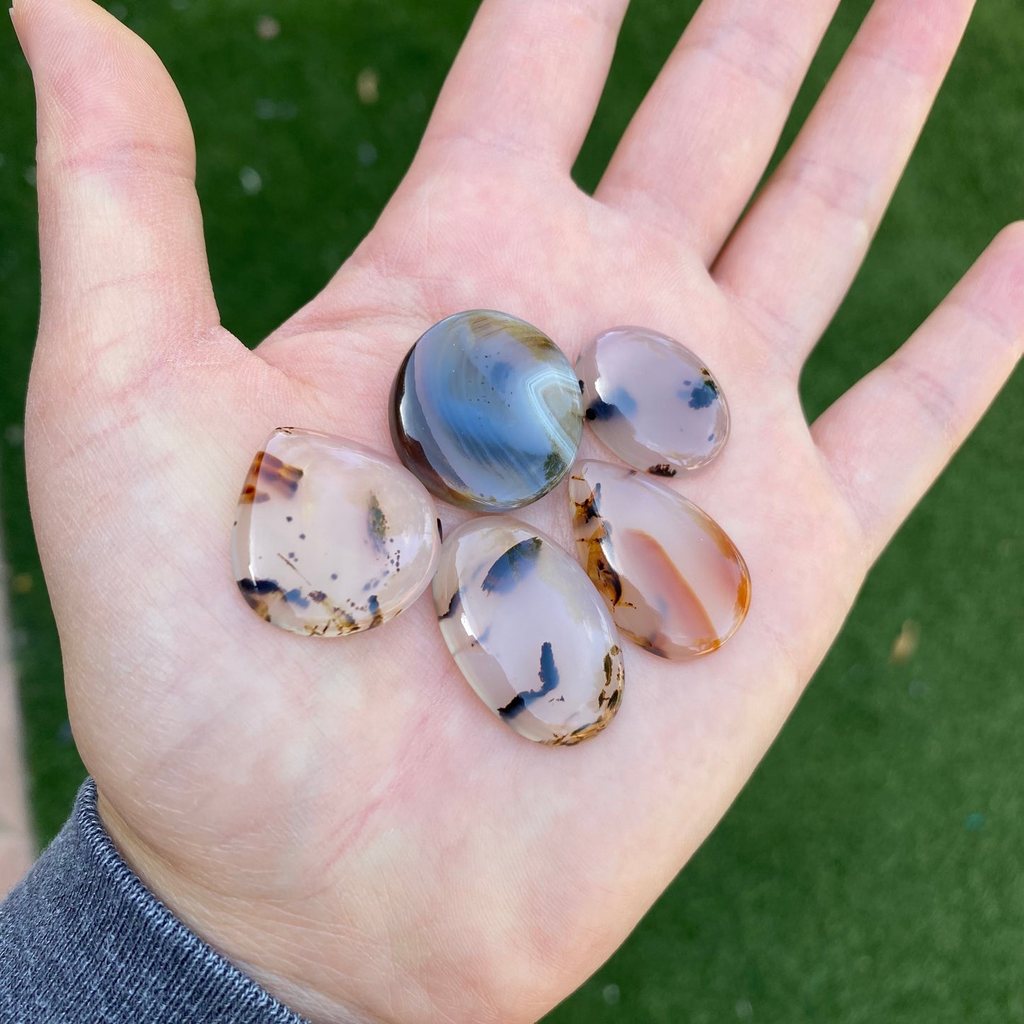 Montana agate cabochons