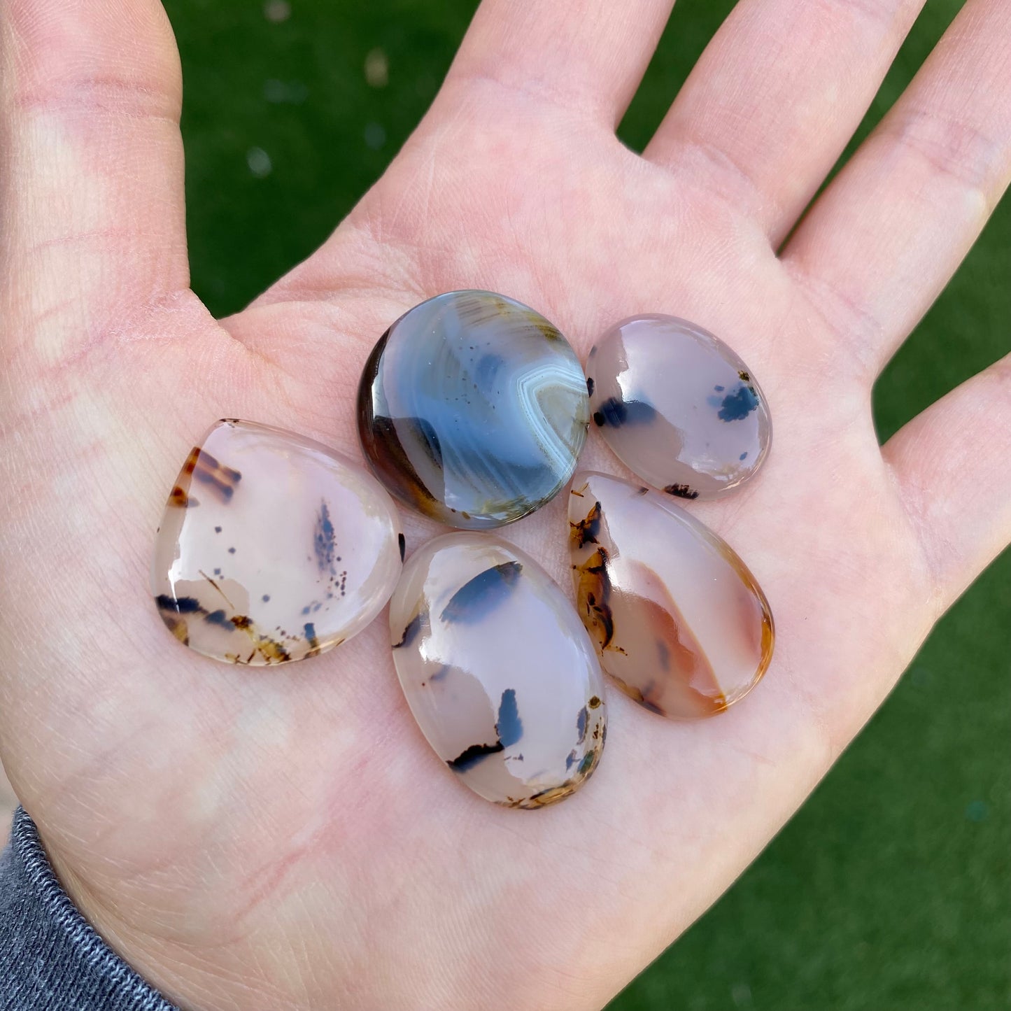 Montana agate cabochons