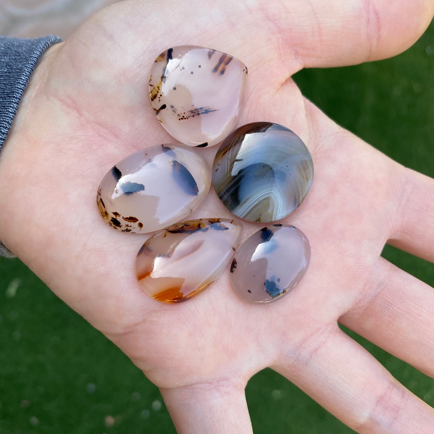 Montana agate cabochons