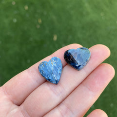 Pietersite heart cabochons