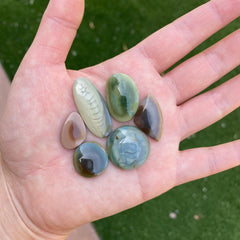 Imperial jasper cabochons