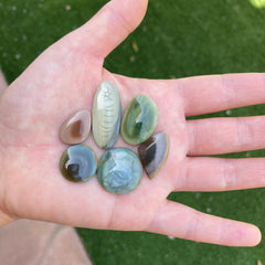 Imperial jasper cabochons