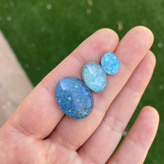 Spencer opal triplet cabochons