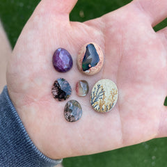 Mixed lot cabochons