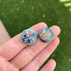 Monarch Opal cabochons