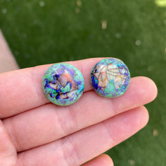 Monarch Opal cabochons