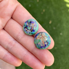 Monarch Opal cabochons