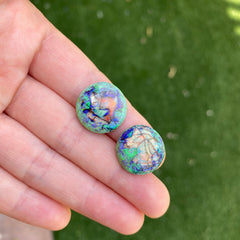Monarch Opal cabochons