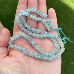 Aquamarine beads
