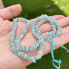 Aquamarine beads