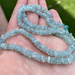 Aquamarine beads